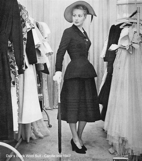 1947 dior clothing line.